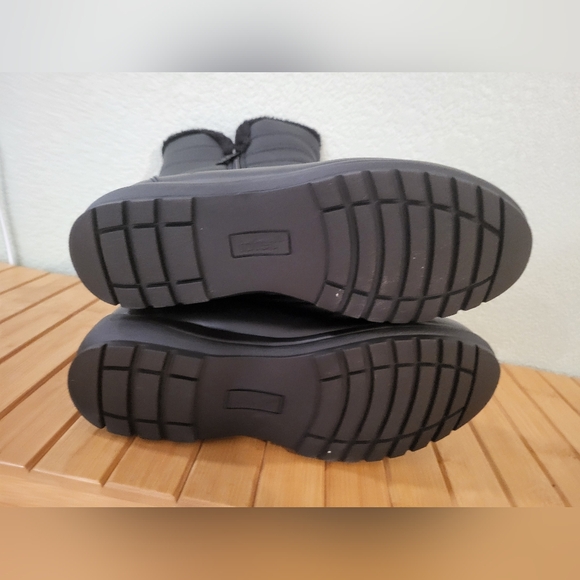 TOTES WOMEN'S SIZE 8 Wide SNOW BOOTS BLACK ZIP UP BOOTS WATERPROOF NWOT - Picture 8 of 8